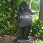 Tom Small, Cedar Woman, carved basalt